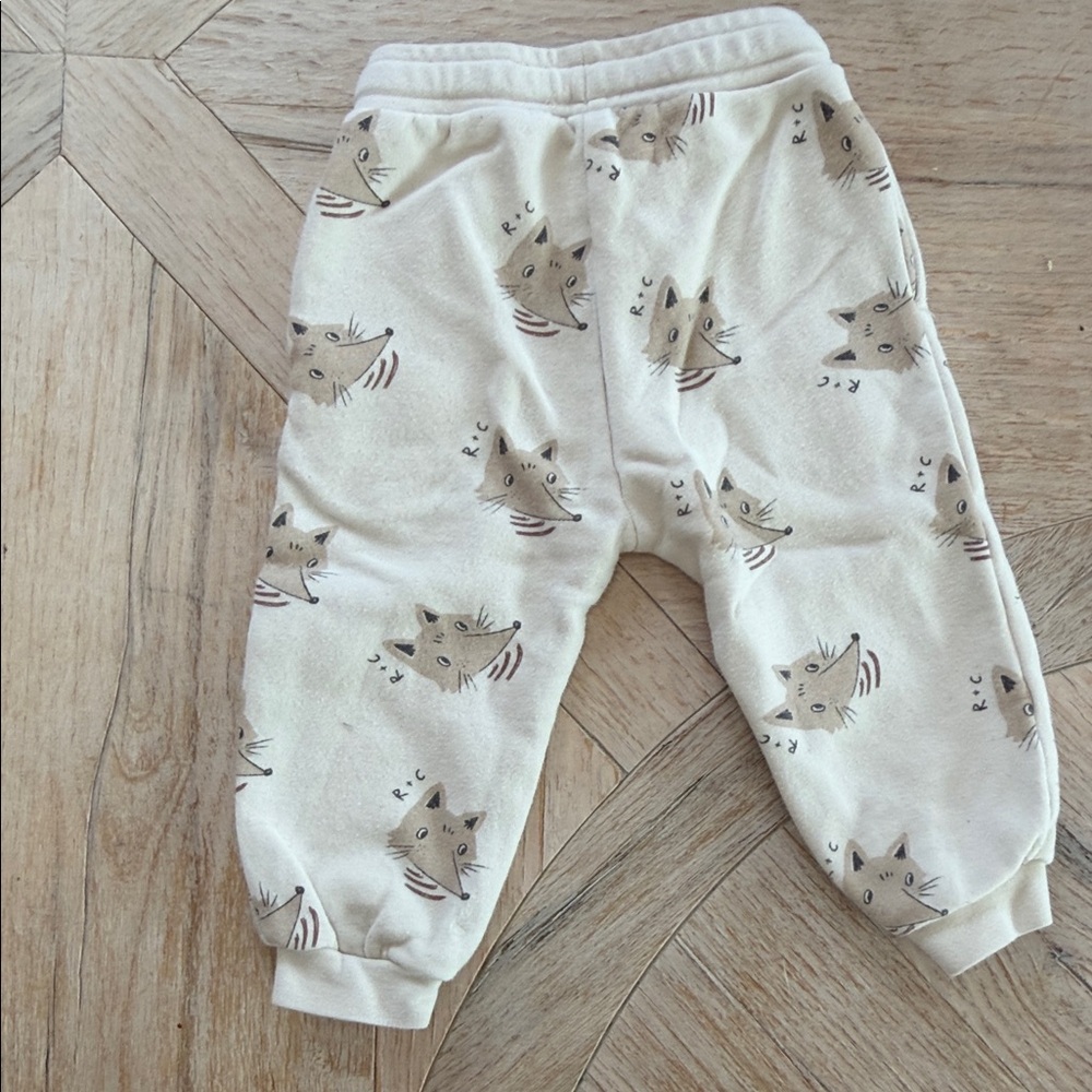 Rylee + Cru Mixed Baby/Toddler Pants Set - Sage, Cream, Rust - Picture 13 of 15